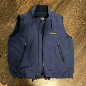 Boys Lands’ End lined vest